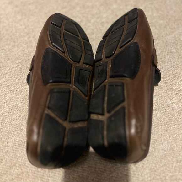 Salvatore Ferragamo Men\'s Brown Buckle Driving Shoes Size 8 1/2 main image 5